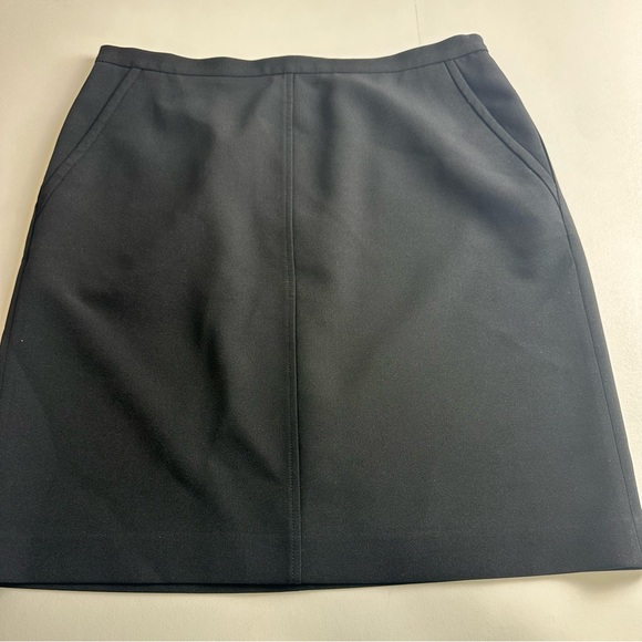 Ann Klein women’s size 12 the executive collection skirt with back zip , black - Picture 2 of 10
